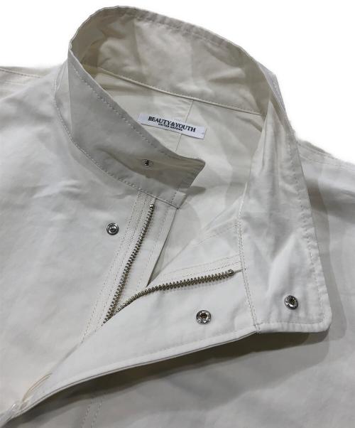 BEAUTY&YOUTH（ビューティーアンドユース）BEAUTY&YOUTH (ビューティーアンドユース) ポリエステルOX モッズコート ベージュ サイズ:Ｍ 未使用品の古着・服飾アイテム