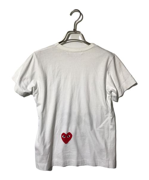 PLAY COMME des GARCONS（プレイコムデギャルソン）PLAY COMME des GARCONS (プレイ コムデギャルソン) Cdg X Play T-Shirt ホワイト サイズ:Mの古着・服飾アイテム