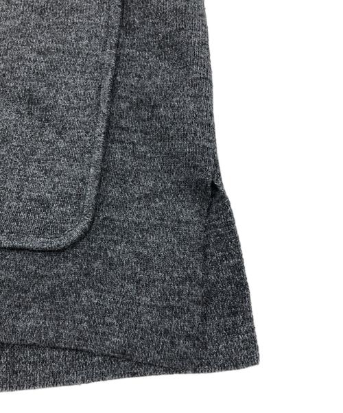 Bibiy.（ビビィ）Bibiy. (ビビィ) PENELOPE COLLAR KNIT グレー サイズ:Fの古着・服飾アイテム