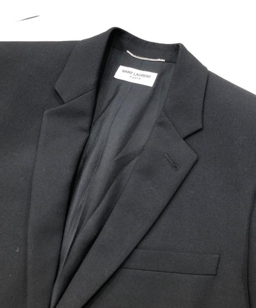 Saint Laurent Paris（サンローランパリ）Saint Laurent Paris (サンローランパリ) 2Ｂウールテーラードジャケット ブラック サイズ:46の古着・服飾アイテム