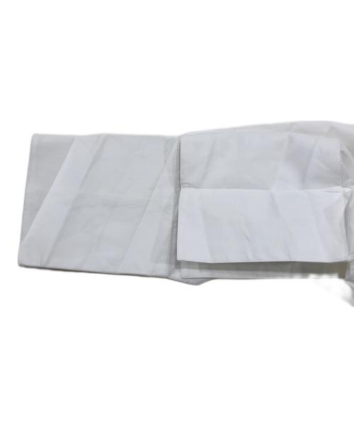 BALENCIAGA（バレンシアガ）BALENCIAGA (バレンシアガ) ワイドプリーツシャツ ホワイト サイズ:37の古着・服飾アイテム