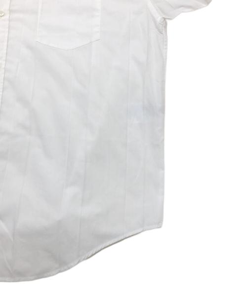 BALENCIAGA（バレンシアガ）BALENCIAGA (バレンシアガ) ワイドプリーツシャツ ホワイト サイズ:37の古着・服飾アイテム