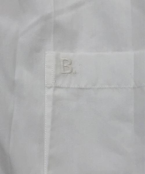 BALENCIAGA（バレンシアガ）BALENCIAGA (バレンシアガ) ワイドプリーツシャツ ホワイト サイズ:37の古着・服飾アイテム