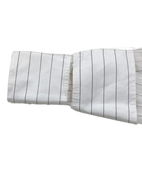 CELINE（セリーヌ）CELINE (セリーヌ) ストライプロングシャツ アイボリー サイズ:34の古着・服飾アイテム