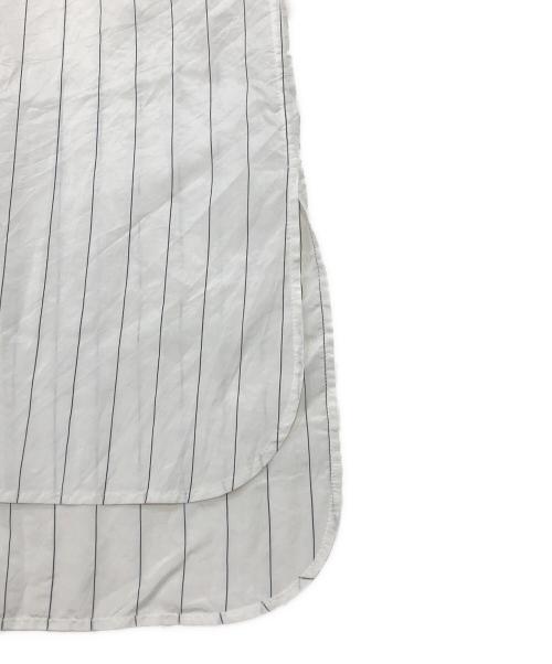 CELINE（セリーヌ）CELINE (セリーヌ) ストライプロングシャツ アイボリー サイズ:34の古着・服飾アイテム
