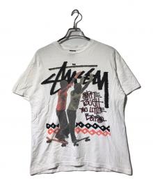 stussy（ステューシー）の古着「SKATE TOUGH YOU LITTLE BOY TEE」｜ホワイト