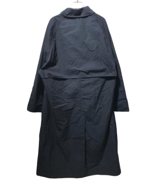 TOMORROW LAND（トゥモローランド）TOMORROW LAND (トゥモローランド) コットンチノクロス×ナイロン リバーシブル ステンカラーコート ネイビー×ベージュ サイズ:Sの古着・服飾アイテム