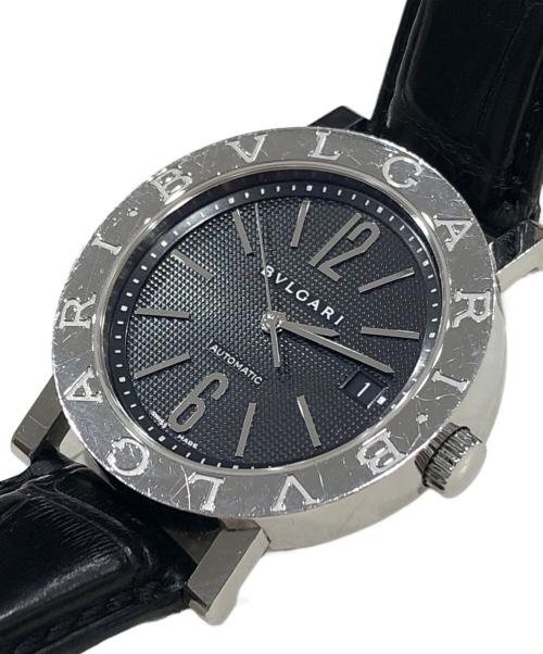 BVLGARI（ブルガリ）BVLGARI (ブルガリ) ロゴウォッチ ブラックの古着・服飾アイテム