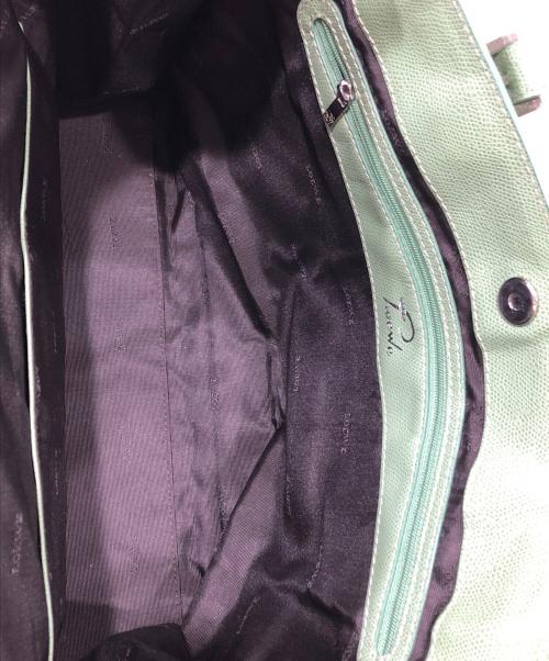 LOEWE（ロエベ）LOEWE (ロエベ) キャンバスレザートートバッグ グリーンの古着・服飾アイテム