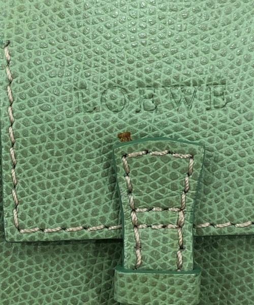 LOEWE（ロエベ）LOEWE (ロエベ) キャンバスレザートートバッグ グリーンの古着・服飾アイテム