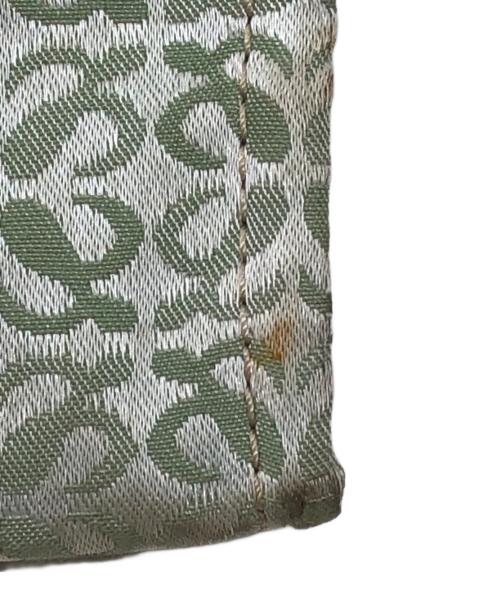 LOEWE（ロエベ）LOEWE (ロエベ) キャンバスレザートートバッグ グリーンの古着・服飾アイテム