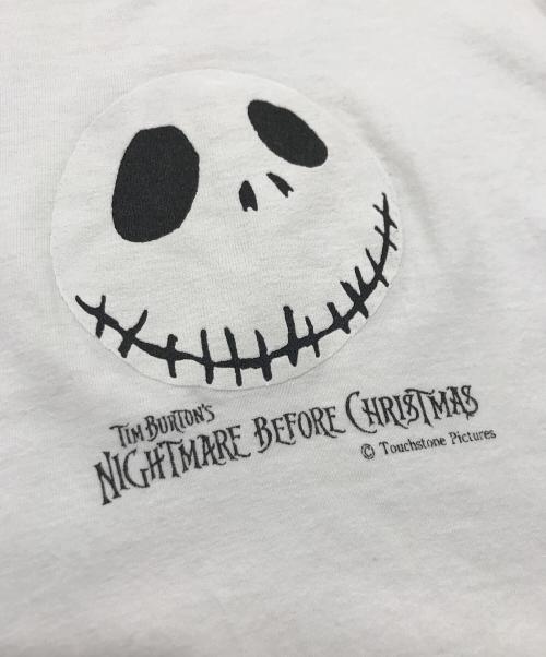 nightmare before christmas（ナイトメアービフォアクリスマス）nightmare before christmas (ナイトメアービフォアクリスマス) プリントTシャツ ホワイト サイズ:Ｓの古着・服飾アイテム