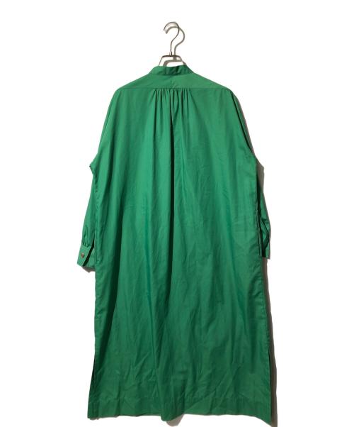 MOGA（モガ）MOGA (モガ) ノンリンクルコットンワンピース グリーン サイズ:2の古着・服飾アイテム