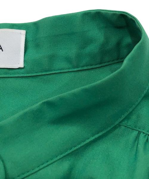 MOGA（モガ）MOGA (モガ) ノンリンクルコットンワンピース グリーン サイズ:2の古着・服飾アイテム