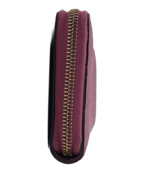 GUCCI（グッチ）GUCCI (グッチ) シマラウンドファスナー ピンクの古着・服飾アイテム