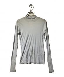 AURALEE（オーラリー）の古着「HIGH GAUGE SHEER RIB TURTLE NECK」｜スカイブルー
