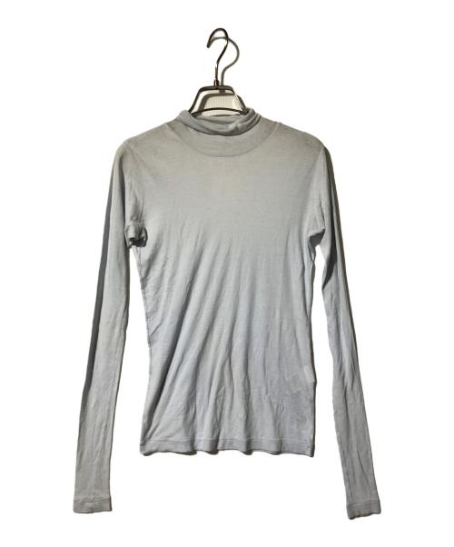 AURALEE（オーラリー）AURALEE (オーラリー) HIGH GAUGE SHEER RIB TURTLE NECK スカイブルー サイズ:1の古着・服飾アイテム