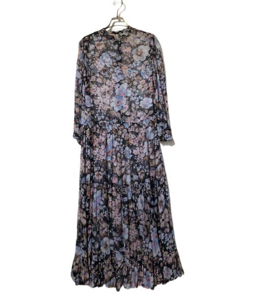 BAUM UND PFERDGARTEN（バウムウンドヘルガーデン）BAUM UND PFERDGARTEN (バウムウンドヘルガーデン) 花柄レースワンピース ネイビー サイズ:34の古着・服飾アイテム