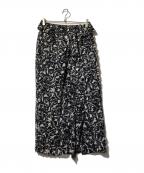 CURRENTAGEカレンテージ）の古着「フラワースカート」｜ネイビー