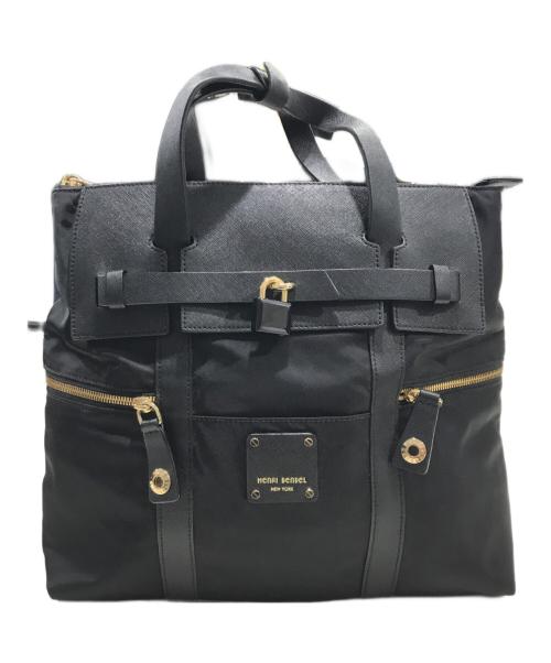 Henri Bendel（ヘンリベンデル）Henri Bendel (ヘンリベンデル) JETSETTER 3WAY backpack/リュック ブラックの古着・服飾アイテム