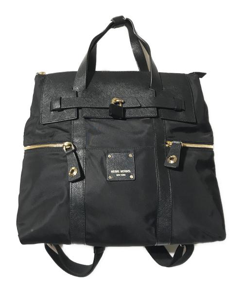 Henri Bendel（ヘンリベンデル）Henri Bendel (ヘンリベンデル) JETSETTER 3WAY backpack/リュック ブラックの古着・服飾アイテム