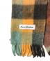 Acne studios (アクネ ストゥディオス) モヘヤチェック マフラー マルチカラー：20000円