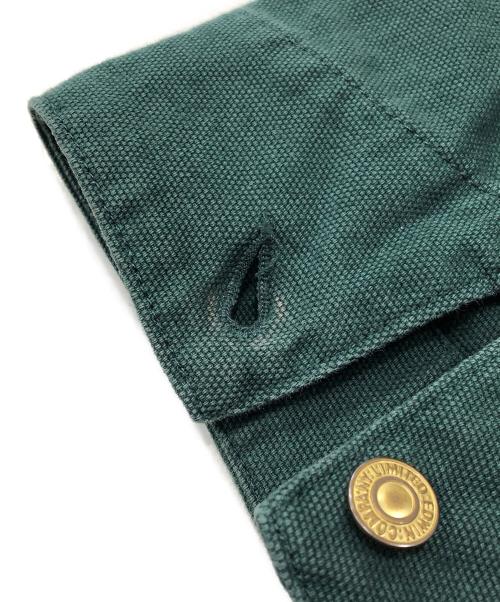 EDWIN（エドウィン）EDWIN (エドウィン) KEBOZ (ケボズ) 襟切替ジャケット グリーン サイズ:Ｍの古着・服飾アイテム