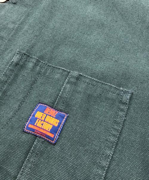 EDWIN（エドウィン）EDWIN (エドウィン) KEBOZ (ケボズ) 襟切替ジャケット グリーン サイズ:Ｍの古着・服飾アイテム