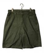 KEBOZケボズ）の古着「COLOR DENIM SHORT/ハーフパンツ」｜グリーン