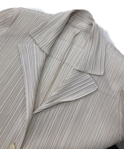 PLEATS PLEASE（プリーツプリーズ）PLEATS PLEASE (プリーツプリーズ) プリーツロングシャツ アイボリー サイズ:4の古着・服飾アイテム