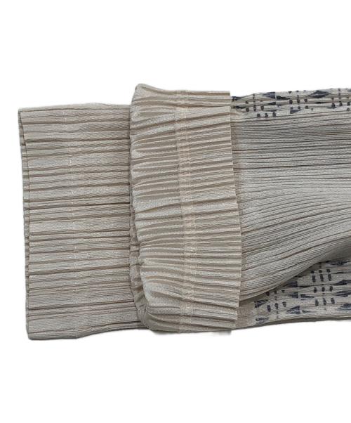 PLEATS PLEASE（プリーツプリーズ）PLEATS PLEASE (プリーツプリーズ) プリーツロングシャツ アイボリー サイズ:4の古着・服飾アイテム