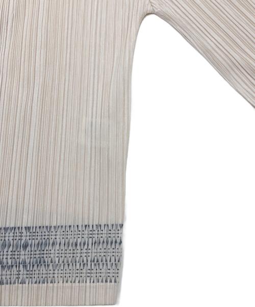PLEATS PLEASE（プリーツプリーズ）PLEATS PLEASE (プリーツプリーズ) プリーツロングシャツ アイボリー サイズ:4の古着・服飾アイテム