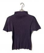 PLEATS PLEASEプリーツプリーズ）の古着「プリーツカットソー」｜パープル