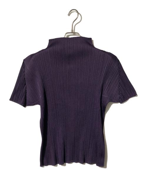 PLEATS PLEASE（プリーツプリーズ）PLEATS PLEASE (プリーツプリーズ) プリーツカットソー パープル サイズ:3の古着・服飾アイテム