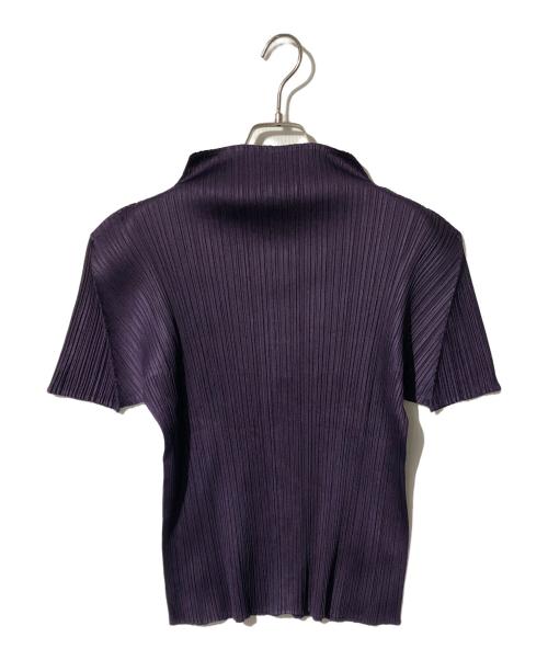 PLEATS PLEASE（プリーツプリーズ）PLEATS PLEASE (プリーツプリーズ) プリーツカットソー パープル サイズ:3の古着・服飾アイテム