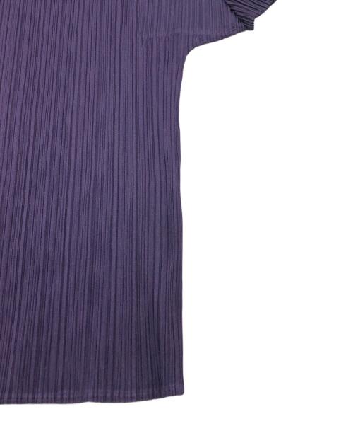 PLEATS PLEASE（プリーツプリーズ）PLEATS PLEASE (プリーツプリーズ) プリーツカットソー パープル サイズ:3の古着・服飾アイテム