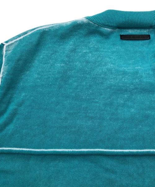 DIESEL Black Gold（ディーゼル ブラック ゴールド）DIESEL Black Gold (ディーゼル ブラック ゴールド) クルーネックニット グリーン サイズ:Ｍの古着・服飾アイテム