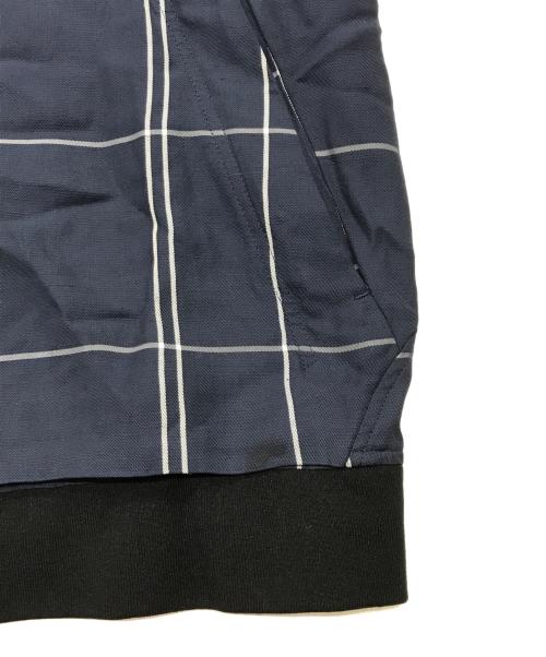 theory（セオリー）theory (セオリー) リネンチェックブルゾン ネイビー サイズ:XSの古着・服飾アイテム