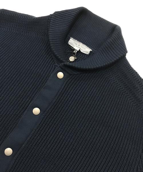 rag&bone（ラグアンドボーン）rag&bone (ラグアンドボーン) Dexter Cotton Shawl Cardigan ネイビー サイズ:M 未使用品の古着・服飾アイテム