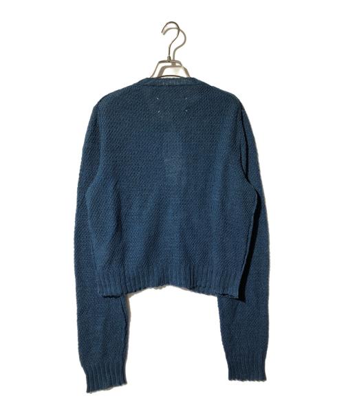 Maison Margiela（メゾンマルジェラ）Maison Margiela (メゾンマルジェラ) ヘンプカーディガン ネイビー サイズ:Ｓの古着・服飾アイテム