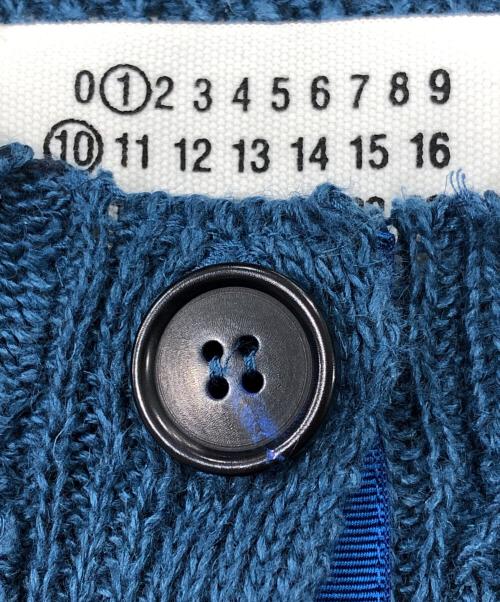 Maison Margiela（メゾンマルジェラ）Maison Margiela (メゾンマルジェラ) ヘンプカーディガン ネイビー サイズ:Ｓの古着・服飾アイテム