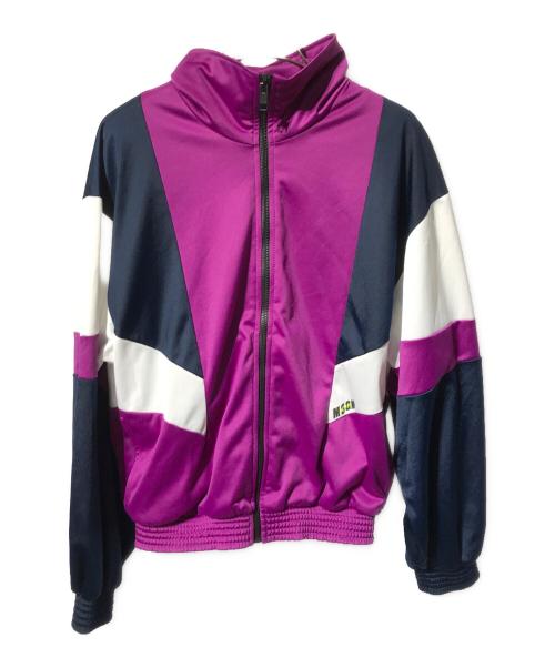 MSGM（エムエスジーエム）MSGM (エムエスジーエム) トラックジャケット/ジップアップジャケット パープル サイズ:Ｓの古着・服飾アイテム