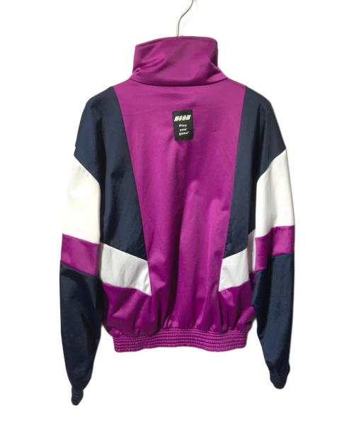 MSGM（エムエスジーエム）MSGM (エムエスジーエム) トラックジャケット/ジップアップジャケット パープル サイズ:Ｓの古着・服飾アイテム
