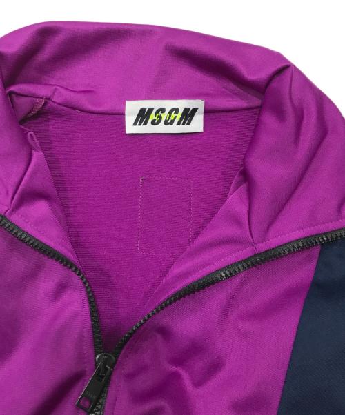 MSGM（エムエスジーエム）MSGM (エムエスジーエム) トラックジャケット/ジップアップジャケット パープル サイズ:Ｓの古着・服飾アイテム