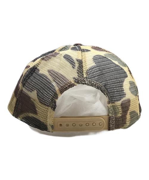 KAPITAL（キャピタル）KAPITAL (キャピタル) Denim Men Loves Cats Camo Truck Cap 'Brown'の古着・服飾アイテム