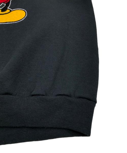 DISNEY（ディズニー）DISNEY (ディズニー) クルーネックスウェット ブラック サイズ:XLの古着・服飾アイテム