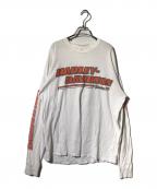 HARLEY-DAVIDSONハーレーダビッドソン）の古着「ロングスリーブカットソー」｜ホワイト