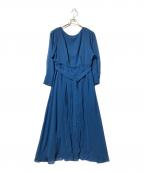 Ameriアメリ）の古着「DRESS LADY CURTAIN VINTAG」｜ブルー