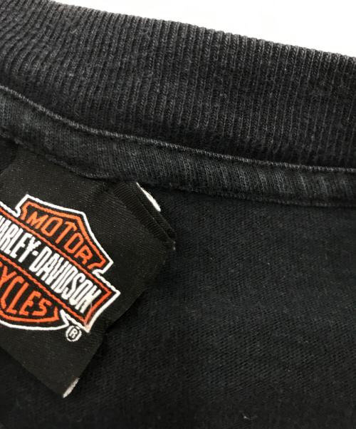 HARLEY-DAVIDSON（ハーレーダビッドソン）HARLEY-DAVIDSON (ハーレーダビッドソン) プリントTシャツ ブラック サイズ:ＸＬの古着・服飾アイテム