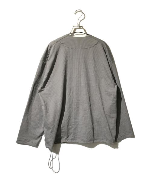 JACKMAN（ジャックマン）JACKMAN (ジャックマン) GS Owners Cardigan グレー サイズ:LARGEの古着・服飾アイテム